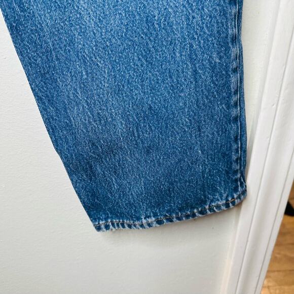 Vintage Levi’s Blue Medium Wash 5 Button Up Fly 501s Straight Leg Jeans Size 32 - Picture 7 of 12